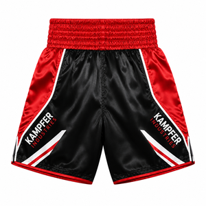 Boxing <b>Shorts</b> <b>Men</b> Muay Thai Style Breathable Quick Dry Regular Fit Gym Workouts Fighting Practice Amateur Competition Training - Product Image 5