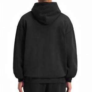 เสื้อฮู้ดผู้ชายพรีเมียม ผ้าฟลีซ ระบายอากาศได้ดี สวมใส่สบายทุกวัน พร้อมฮู้ดปรับได้และกระเป๋าจิงโจ้ ลายเรียบ มีหลายขนาด - Product Image 2