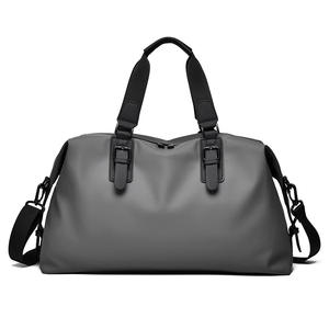 Unisex Microfiber Gym <b>Duffel</b> <b>Bag</b> with Adjustable Strap Zipper Closure 30-40L Capacity Solid Color Casual Style - Product Image 1