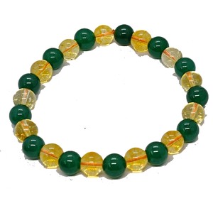 High quality Citrine Green aventurine Crystal Gemstone Bead Bracelet Fashion Charm Jewelry for Men Women for Energy Meditation - Product Image 1