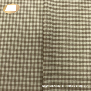 ผ้ากิ๊งแฮมผ้ายืดไนลอนทาคเทลสองสีสำหรับชุดลำลอง - Product Image 3