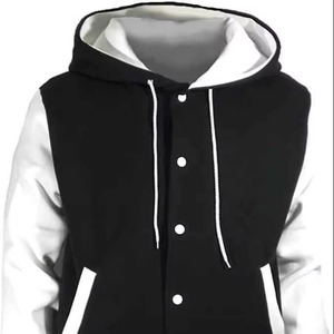 Chaqueta Universitaria Vintage con Bordado Estilo Streetwear, Unisex, con Letras, Reversible, con Capucha - Product Image 3