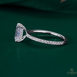 Anillo de Oro de 9k, 10k, 14k y 18k con Diamante Cultivado en Laboratorio de Lujo VVS2, Certificado por IGI, para una Estética Sofisticada y Belleza Atemporal - Product Image 2