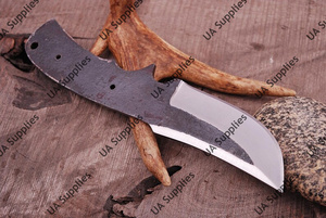 Couteau utilitaire EDC à lame fixe en acier au carbone UA Supplies 1095, pleine longueur, martelé à la main, qualité industrielle, 8 pouces, pour l'extérieur - Product Image 5