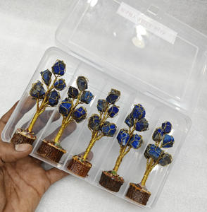 Vente en gros de pierres précieuses de lapis-lazuli de qualité supérieure, pierres brutes de cristal d'arbre de bébé, coffret cadeau d'arbre de bébé, tellement joli - Product Image 1