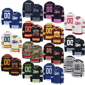 Maillot de hockey en twill brodé personnalisé 100% polyester pour sublimation, modèle vierge - Product Image 1