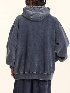 เสื้อสเวตเชิ้ตผู้ชายสำหรับฤดูหนาว ผ้าฟลีซฟอกสี ผสมผ้าฝ้ายและโพลีเอสเตอร์ พิมพ์โลโก้ตามสั่ง ทรงปกติ เป็นมิตรต่อสิ่งแวดล้อม ขายส่ง - Product Image 5