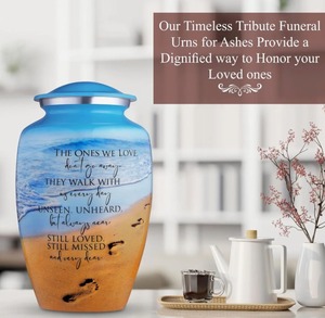 Urna Conmemorativa Artística con Cuentas, Elegante Porta Cenizas para Recuerdo y Exhibición en el Hogar al Mejor Precio - Product Image 4