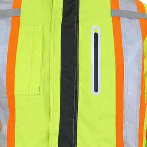 เสื้อแจ็คเก็ตสะท้อนแสงสำหรับความปลอดภัยในการจราจรบนท้องถนน ป้องกันน้ำ กันหนาว สำหรับฤดูหนาว ผลิตจากโรงงาน - Product Image 6