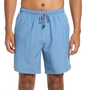 Men's Solid Color Orange Shorts <b>Elastic</b> Waist Casual Knitted Cotton Breathable Mid Waist Short Pants - Product Image 6