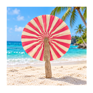 Abanico de Hoja de Palma Ecológico, Accesorio Tradicional Vietnamita de Fibra Natural para Mercados de Verano, Restaurantes, Hoteles y Resorts - Product Image 2