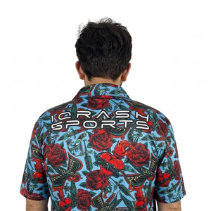 Camisas de hombre sublimadas con el último diseño de moda, estampadas, informales, para uso diario, con logo personalizado, precio al por mayor. - Product Image 3