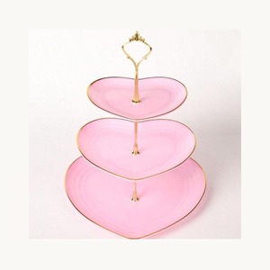 Heart Shape Metal <b>Cake</b> Pastry Serving Stand Customized New Design <b>Cake</b> Dessert Display Stand For <b>Wedding</b> Party Use - Product Image 2