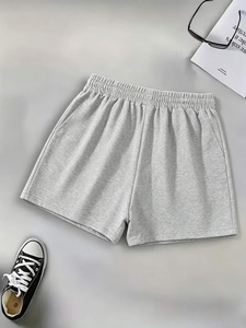 Shorts cargo utilitaires pour hommes, taille élastique, taille moyenne, pantalon court confortable avec plusieurs poches de rangement pour les activités de plein air - Product Image 3