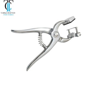 Pince à tatouer pour animaux en acier inoxydable durable, outil vétérinaire TARIQ CRAFTED INDUSTRIES - Product Image 1