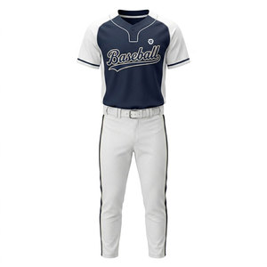 Conjunto de Uniforme de Béisbol para Hombre, Tela Suave y Transpirable, Ajuste Cómodo, Costuras Duraderas, Ideal para Entrenamientos, Partidos y Deportes de Equipo - Product Image 1
