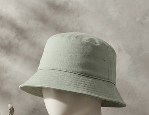 <b>Light</b> Gray Cotton Bucket <b>Hat</b> Custom Embroidery Logo Unisex Fisherman Cap Packable All-Season for Outdoor Beach Golf - Product Image 2