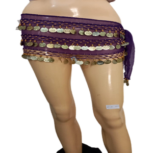 Foulard de danse orientale, jupe de danse du ventre, costume de danse à paillettes, équipement de danse (USA) - Product Image 3