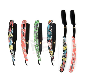 Rasoir professionnel en acier inoxydable à lame simple pour le rasage des hommes avec lames remplaçables, outil de beauté - Product Image 2