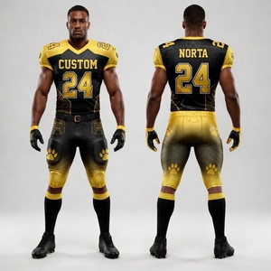 Fully Sublimated Football Uniform with Custom Logos and Premium Polyester Spandex Blend - Product Image 2