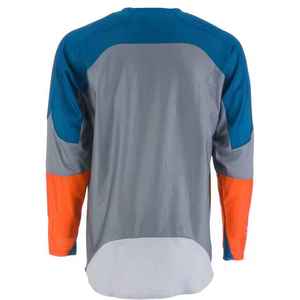 Jersey de Motocross de Manga Larga para Hombre, Blanco, Azul y Rojo, de Secado Rápido, Poliéster, para Carreras, para Todas las Temporadas - Product Image 5