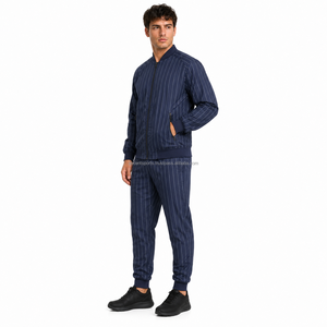 Ensemble survêtement homme personnalisé coupe-vent veste et pantalon en nylon, vente en gros OEM ODM, tenue de sport pour jogging, course et entraînement - Product Image 3