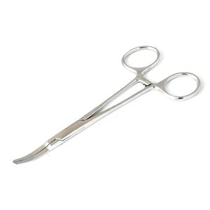 Stainless Steel Dermal Anchor Holder Body Piercing Forceps Hemostat Clamp Tool for Professional Piercing Made in Pakistan - Product Image 1