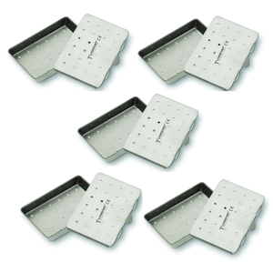 Estuche de Almacenamiento de Alta Calidad para 5 Pinzas Microvasculares, Caja y Tapa de Plástico para Neurocirugía y Cirugía Plástica, Instrumentos Quirúrgicos de Acero Inoxidable con Certificación CE - Product Image 1