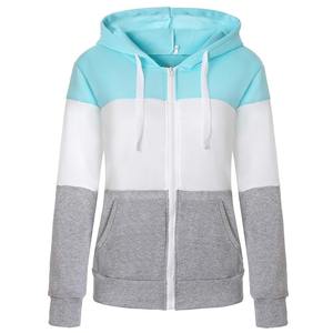 Sudadera con Capucha Estampada para Mujer, 100% Algodón, Anti-Pilling, Transpirable, con Logotipo Frontal, Venta al Por Mayor - Product Image 1