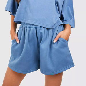 Conjunto de Camisa y Pantalones Cortos para Mujer, Transpirable, Nuevo Diseño de Verano, Traje Personalizado, Camiseta de Manga Corta y Pantalones Cortos, Conjunto Casual de Dos Piezas - Product Image 6