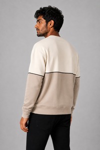 Sweat-shirt pour homme, col rond, manches longues, en molleton de coton doux, pull décontracté, streetwear, coupe décontractée, pour la gym, les entraînements, les voyages - Product Image 3