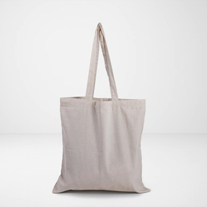 canvas tote <b>bag</b> Eco-Friendly Natural Cotton Canvas Tote <b>Bag</b> with <b>Long</b> Handles – Reusable Shopping <b>Bag</b> for Grocery & Promotion - Product Image 1