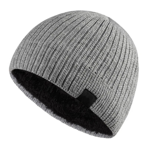 Gorro de Punto Azul Marino Unisex de Primera Calidad, 100% Acrílico, Color Sólido, Gorro Casual de Invierno para Adultos, Uso en Exteriores - Product Image 3