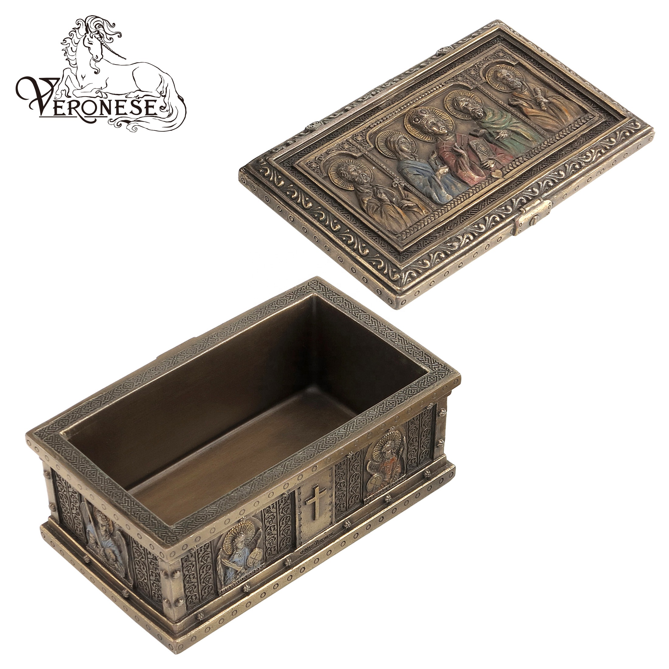 Veronese Design - Ark of the Covenant - Cold Cast Bronze