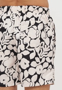 Quick-Dry Custom Swim <b>Trunks</b> Spandex/Polyester UPF50+ Drawstring Closure Durable Floral Print Shorts with Personalized Logo <b>Men</b> - Product Image 3