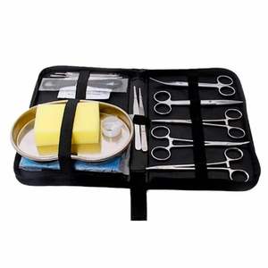 Kit de pratique en silicone pour étudiants - Ensemble de sutures médicales manuelles de qualité supérieure et légères pour usage professionnel en milieu hospitalier par Dentavex - Product Image 1