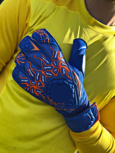 Gants de gardien de but de football professionnels pour usage extérieur, ajustement sûr et confortable, matériau en caoutchouc durable, antidérapant - Product Image 5