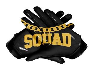 Gants de football américain personnalisés antidérapants à doigts entiers avec sangle de poignet réglable pour usage unisexe - Product Image 4