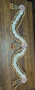Bohemian Gold Plated <b>Wall</b> Sculpture Floral Design Irregular Shape Wedding Home <b>Decor</b> Living Room Single-piece Package - Product Image 2
