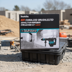 Kit de marteau démoliteur sans fil 40V, sans balais, 4.0Ah, pour béton, avec chariot - Product Image 3