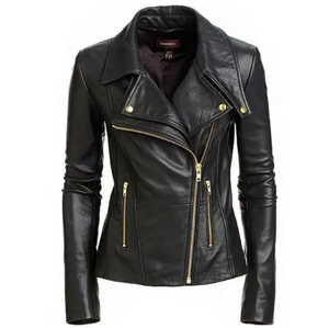 Nuevo Estilo, Abrigo Largo Elegante de Doble Botonadura para Mujer, Impermeable, Todos los Colores, Grosor Estándar, 100% Piel de Oveja Genuina - Product Image 3