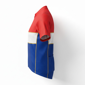 เสื้อจักรยานทรงคลาสสิค ขอบซิลิโคนกันลื่น เสื้อสำหรับปั่นจักรยานบนถนน พิมพ์ลายแบบ Sublimation เต็มตัว ระบายอากาศได้ดี ชุดกีฬาปั่นจักรยาน - Product Image 5