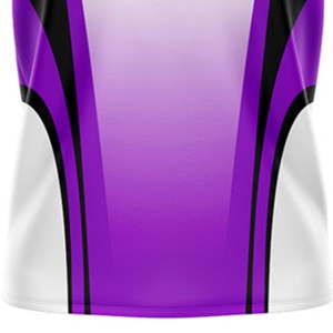 Débardeur unisexe personnalisé blanc sublimé, anti-humidité, extensible dans les quatre sens, écologique, col ras du cou pour le volleyball - Product Image 3