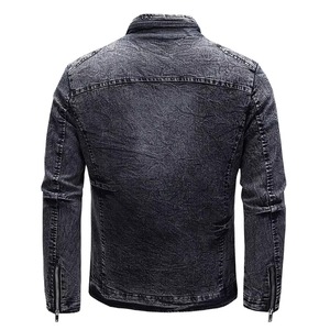 Chaqueta Vaquera para Hombre, Estilo Clásico, Lavado Azul, Cómoda y Moderna para Uso Diario y al Aire Libre - Product Image 4