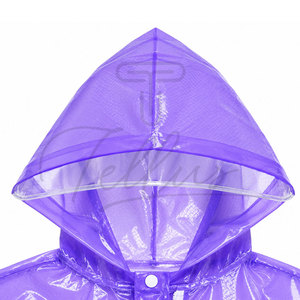 Vêtement de pluie imperméable pour femmes, veste de pluie légère à capuche, coupe-vent, long manteau d'extérieur pour femmes - Product Image 4