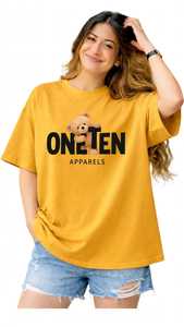 เสื้อยืดผู้หญิงฤดูร้อน สีกรมท่า ผ้าฝ้ายนุ่ม สวมใส่สบาย แขนสั้น ระบายอากาศได้ดี คุณภาพสูง ปรับแต่งได้ คอกลม ทรงหลวม พิมพ์ลายซิลค์สกรีน - Product Image 1
