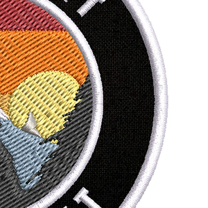 Breathable Outerwear Solid Color New Designs Embroidered Patches <b>Stand</b> Collar Top Selling Fabric Fashionable Embroidery Patches - Product Image 3
