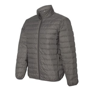 Men's Classic Packable Down Puffer <b>Jacket</b> <b>Winter</b> Sheep Skin Casual Style Weatherproof Breathable Zipper Closure Cotton Filling - Product Image 1