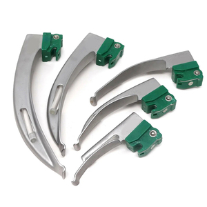 Ensemble de laryngoscopes de haute qualité avec batterie rechargeable, lames pédiatriques en acier inoxydable, certifié CE, équipement de classe II - Product Image 2