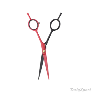 Ciseaux de barbier professionnels pliables en acier inoxydable de 6,5 pouces, design bicolore, légers, à bord tranchant, pour salon et usage domestique - Product Image 3